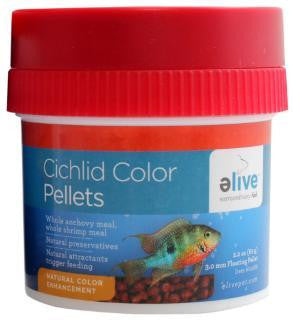 Elive Color Cichlid Pellet Food 2.2z