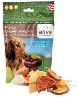 Elive USA Dog Chicken Jerky Medley 5oz.