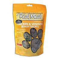 The Real Meat Company Dog Jerky Treats Chicken & Venison 4 oz.