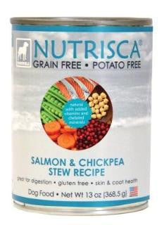 Dogswell Nutrisca Salmon & Chickpea 12-13 oz. Can