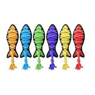 Multipet Cross-Ropes Fish (Assorted Colors) 11.5