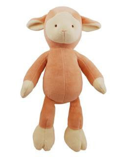 Simply Fido 6" Petite Pink Lolly Lamb With Squeaker