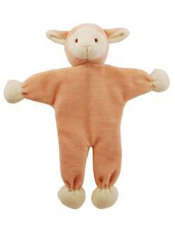 Simply Fido 9" Pink Stuffless Lolly Lamb With Crinkle Paper