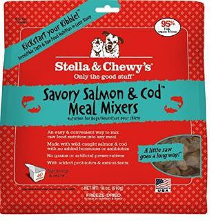 Stella & Chewy's Freeze-Dried Savory Salmon & Cod Meal Mixers - 3.5 oz.