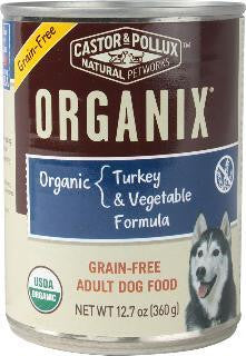 Castor & Pollux Organix Grain Free Turkey & Vegetable 12-12.7 oz.