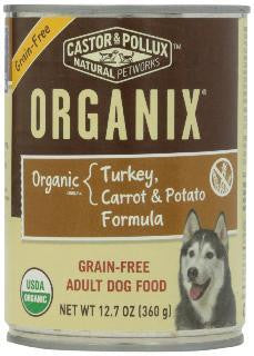 Castor & Pollux Organix Grain Free Turkey & Carrot 12-12.7 oz.