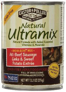 Castor & Pollux Ultramix Grain Free Sausage & Sweet Potato 12-13 oz.