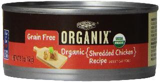 Castor & Pollux Organix Shredded Chicken 24-5.5 oz.