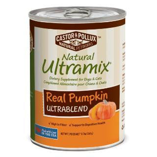 Castor & Pollux Ultramix Grain Free Pumpkin Puree Entree 12-12.7 oz.