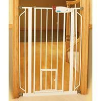 Carlson Extra Tall Walk-Thru Gate With Pet Door (42" High X 29" -52" Wide)