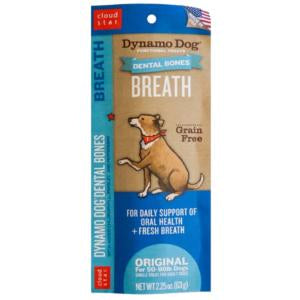 Cloud Star Dynamo Dog Functional Dental Bones: Small Bone, Single - Breath 25-1.5 oz.