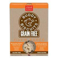 Cloud Star Grain Free Oven Baked Buddy Biscuits Dog Treats - Homestyle Peanut Butter 14oz