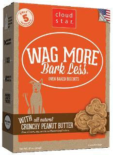 Wag More Bark Lesse Original Oven Baked Treats with Crunchy Peanut Butter 16Z