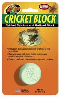 ZooMed Cricket Block - Cricket Calcium and Gutload Block