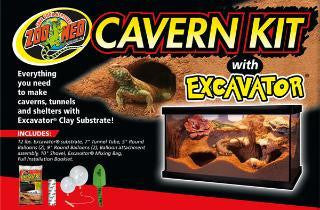 Zoo Med Cavern Kit with Excavator Substrate 12#