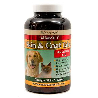 NaturVet Aller-911 Skin + Coat Tabs 60 Ct.