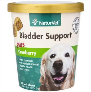 NaturVet Bladder Support Plus Cranberry Soft Chews 60 ct.