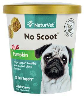 NaturVet No Scoot Plus Pumpkin Soft Chew 60 ct.