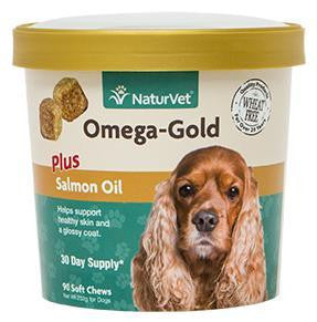 NaturVet Omega Gold Plus Salmon Oil Soft Chew 90 ct.