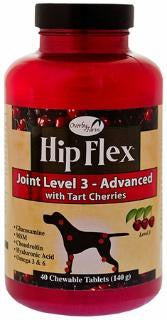 NaturVet Garmon Overby Farm Hip Flex Joint Level 3 Advanced Chewable Tablets