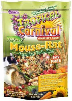 FM Brown's Tropical Carnival Natural Pet Mouse & Rat Food 6-2 Lb