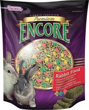 F.M. Brown&#039;s Encore Premium Rabbit Food 6-5 lb. Case