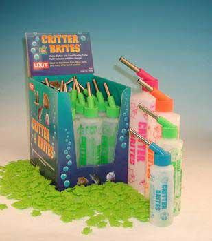 Lixit Critter Brites Water Bottles 4 Oz Day Glow Colors