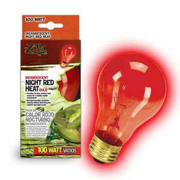 Zilla Night Red Heat Bulb Boxed 100 Watts