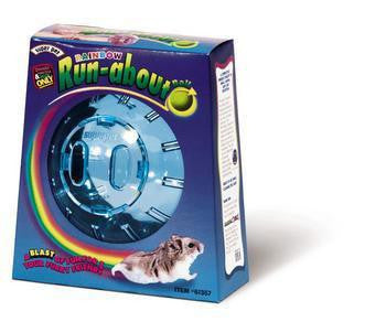 Super Pet Mini Run-about Ball, 5" Rainbow