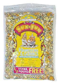 Hamster-gerbil Sun Fun 3.5lb (6pc)