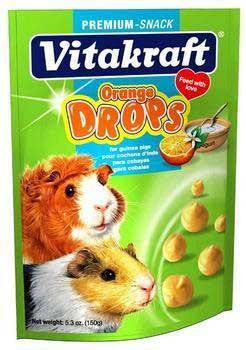 Vitakraft Guinea Pig Orange Drops Pouch 5.3z