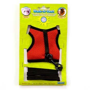 Ware Walk-N-Vest Mesh Harness & Lead Medium