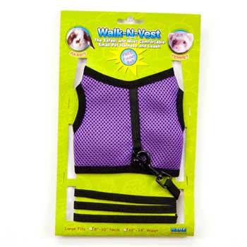 Ware Walk-N-Vest Mesh Harness & Lead Large