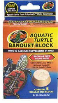 ZooMed Aquatic Turtle Banquet Block Regular Size 5 Pack