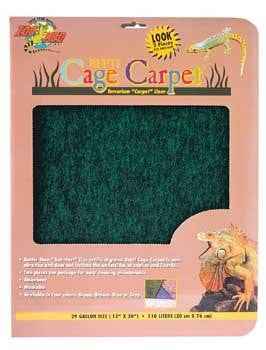 ZooMed Cage Carpet 10X20" 10 Gallon