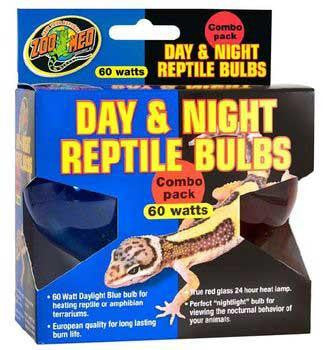 ZooMed Day-Night Reptile Combo Pack 60 Watts