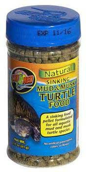 ZooMed Mud & Musk Sinking Aquatic Turtle Food 2.15 oz.