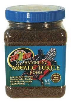 ZooMed Hatchling Aquatic Turtle Dry Food Micro Pellet 15 oz.